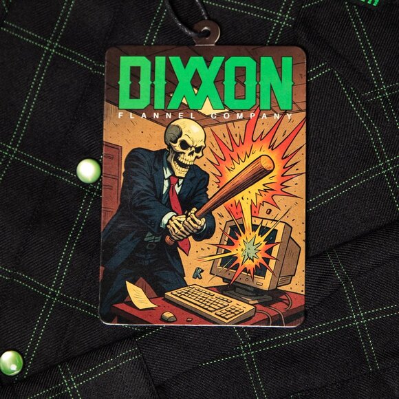 DIXXON Flannel CTRL-ALT-DEL Flannel Shirt - Men's XL Tall - Picture 3 of 12